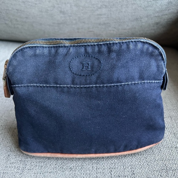 Hermes Bolide Canvas Pouch - Picture 3 of 10